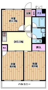 カーサワカバヤシ【3階】の間取り