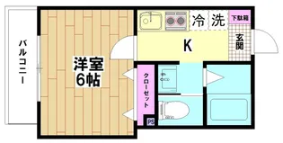 FIORE三郷中央【2階】の間取り