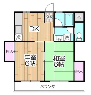 サンハイムコーワ【3階】の間取り