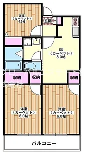 ガーデンヒル牛込【5階】の間取り