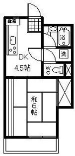 ロイヤルシティ【102号室】の間取り