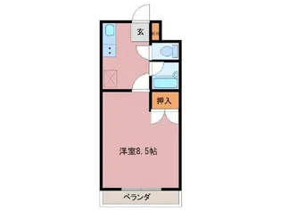 ビューティフルアース1番館【102号室】の間取り