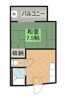 サンコーポ21【101号室】の間取り