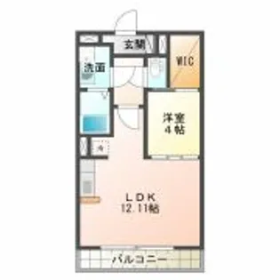 アムールオルテ【3階】の間取り