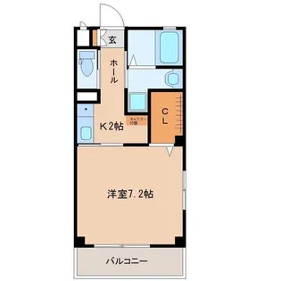 プリモサージュ神宮東【1階】の間取り