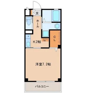 プリモサージュ神宮東【1階】の間取り