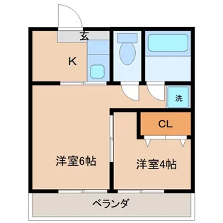 シティパーク【203号室】の間取り