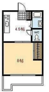 ファミリーマンション青葉Ⅰ【202号室】の間取り