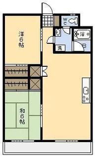筒井ビル【402号室】の間取り