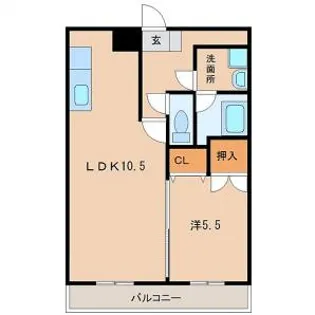 センチュリーコート6番館【205号室】の間取り