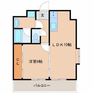 センチュリーコート5番館【101号室】の間取り