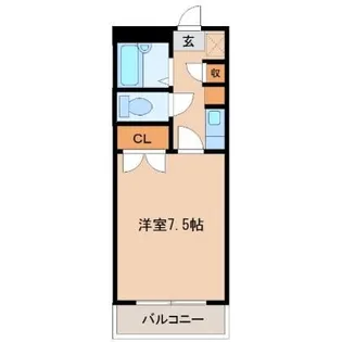 ベルトピア宮崎7【305号室】の間取り