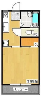 ザ・ライトハウス【202号室】の間取り