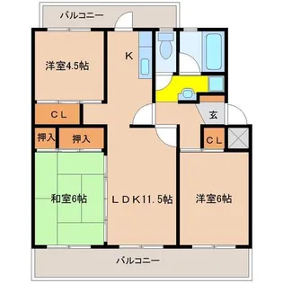 サルヴァトーレ祇園【2階】の間取り