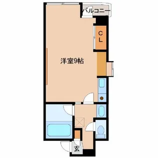 マトリクス【203号室】の間取り