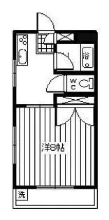 リーノ壱番館【306号室】の間取り
