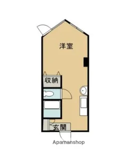 クレーシェル【202号室】の間取り