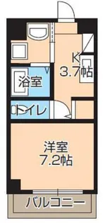 GLEN VILA・K【303号室】の間取り