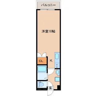 オーブⅡ【402号室】の間取り