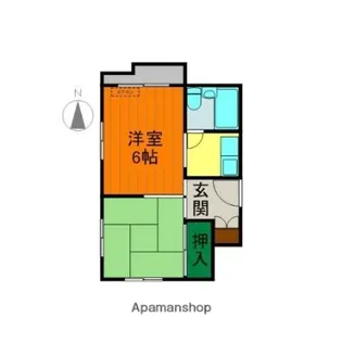 カトレア荘【201号室】の間取り