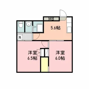 YDハイツ【102号室】の間取り