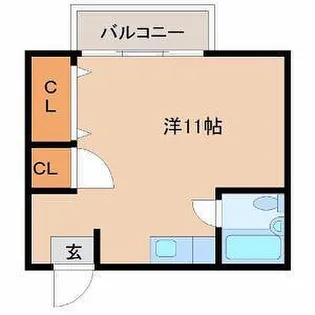 パレインヴィラ69【403号室】の間取り