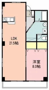くるみハウス【4階】の間取り