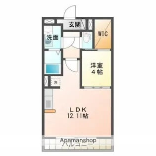 アムールオルテ【502号室】の間取り