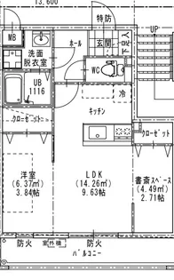 マリベールセレブレーション【205号室】の間取り