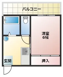 シーラカンスIBIZA【405号室】の間取り