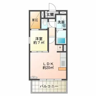 パルイースト【201号室】の間取り