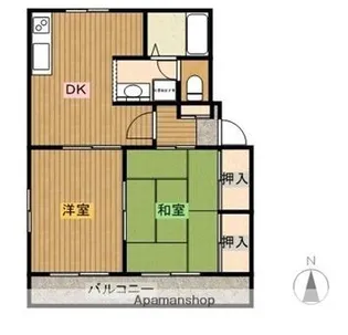 ドミール90【C101号室】の間取り