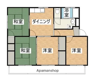 第1高橋マンション【405号室】の間取り