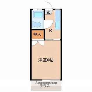 トピカ吉村アパート【206号室】の間取り