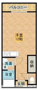 ホワイトメゾン【103号室】の間取り