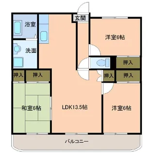 サンジェルマンⅢ【203号室】の間取り