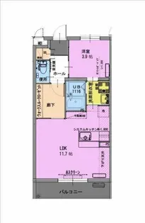 ラフィーナパレス宮崎東【305号室】の間取り