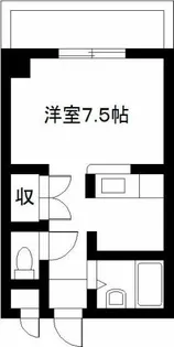 エレガンスメゾン6A【5階】の間取り