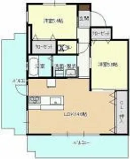 J.feel高千穂通【803号室】の間取り