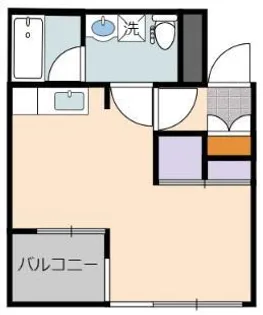 コリドール中津瀬【201号室】の間取り