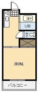 本田コーポ【101号室】の間取り