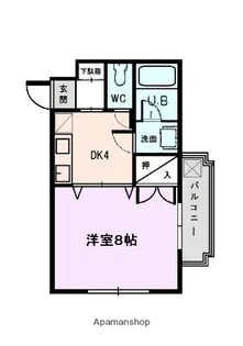 リバーシティ学園都市【210号室】の間取り