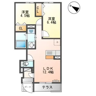 サンタプレイスⅦ【1階】の間取り