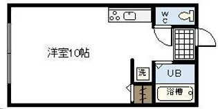 ヴィクトワール船塚【305号室】の間取り