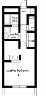 COLLINE【208号室】の間取り