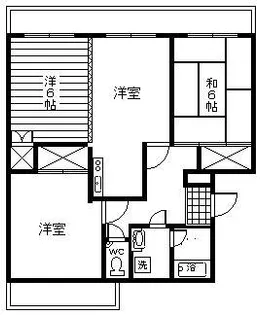 レジデンス長峰【103号室】の間取り
