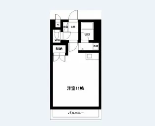 1Rの間取り画像