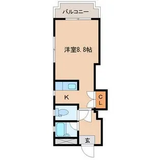 コーポレジェンド【501号室】の間取り