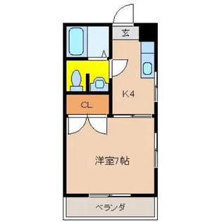 アーバンハイム【405号室】の間取り