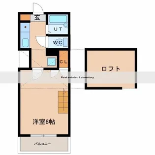 パレス吉村【202号室】の間取り